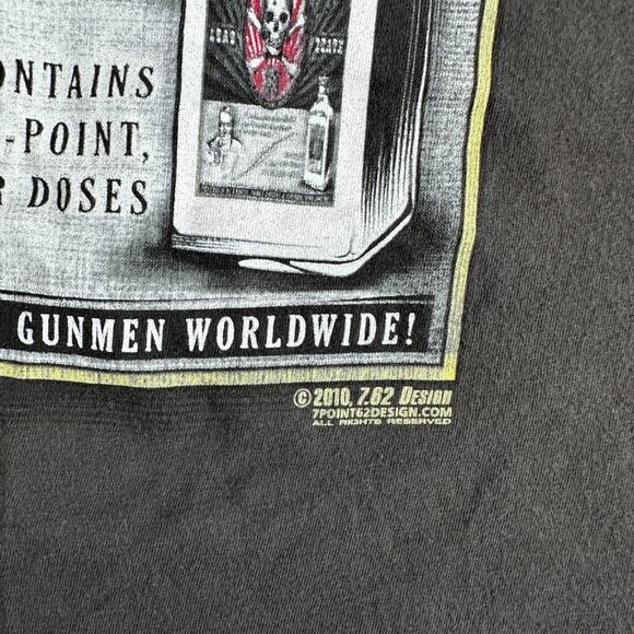 7.62 Design Shirt Mens 2XL Gray DOUBLE TAP Maximum Strength RX Military - Picture 4 of 11